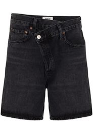 R13 Leyton crossover-front jeans - Black