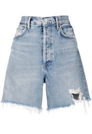 AGOLDE Stella high-rise denim shorts - Blue