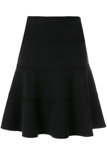 Alaïa Pre-Owned skate lace detail skirt - Black