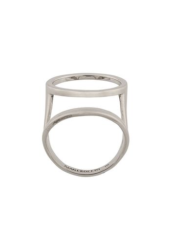 Alan Crocetti double hoop ring - Silver