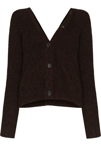 Alanui ILLIMANI RBBD-KNT CARDI BRN - Brown