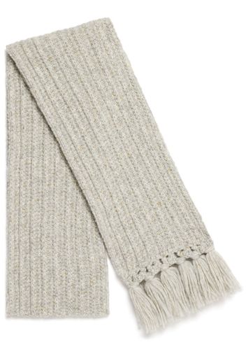 Alanui The Astral knitted scarf - Neutrals