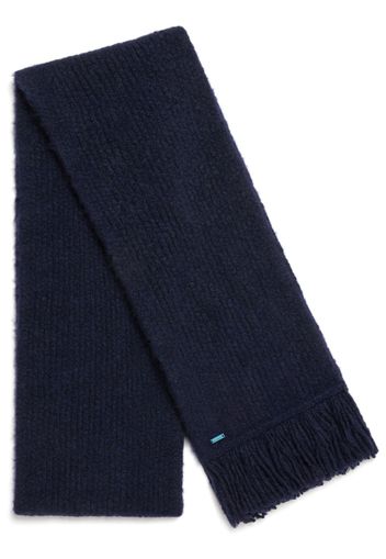 Alanui A Finest ribbed fringed scarf - Blue