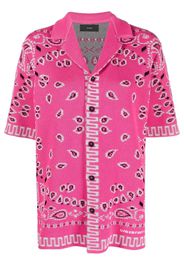 Alanui paisley-print short-sleeved shirt - Pink