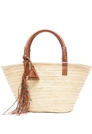 Alanui large Icon Palm Leaf tote bag - Neutrals
