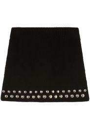 Alanui Love and Studs mini skirt - Black