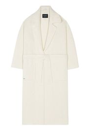 Alanui knitted robe coat - White