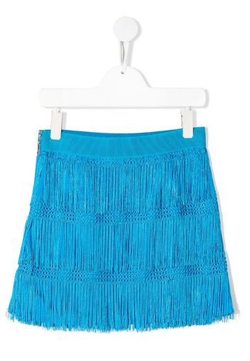 fringe detail skirt