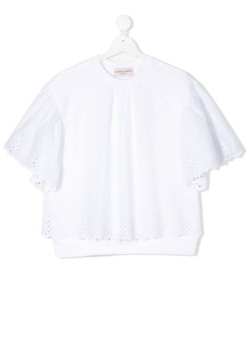 TEEN lace trim blouse