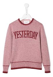 Alberta Ferretti Kids 'Yesterday' embroidered jumper - Pink