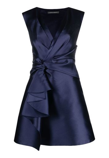Alberta Ferretti sleeveless pinched-waist dress - Blue