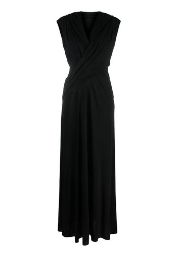 Alberta Ferretti V-neck maxi dress - Black