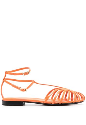 Alevì strappy low-heel sandals - Orange