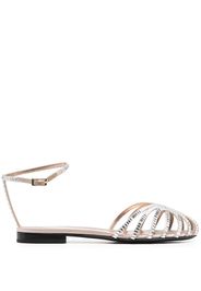 Alevì Rebecca crystal-embellished sandals - Neutrals