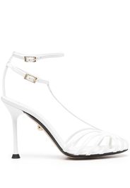 Alevì 75mm double buckle-strap sandals - White