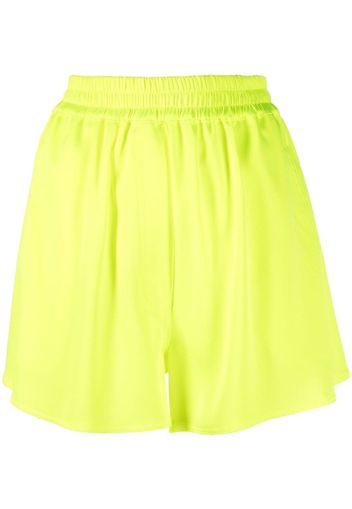 Alex Perry elasticated-waist shorts - Yellow