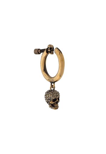 Alexander McQueen skull charm earring - Gold