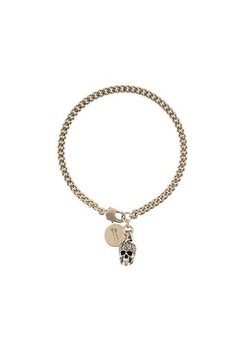 Alexander McQueen skull charm bracelet - Gold