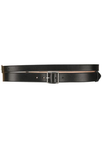 ALEXANDER MCQUEEN double buckled belt - Black