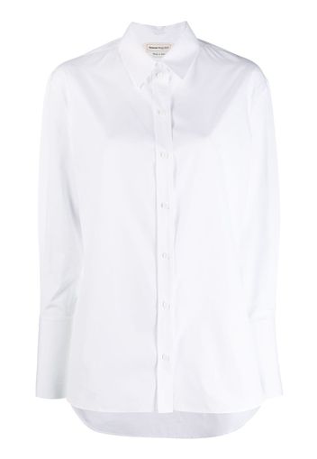 Alexander McQueen longsleeved cotton shirt - White