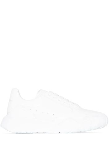 white Court leather low top sneakers