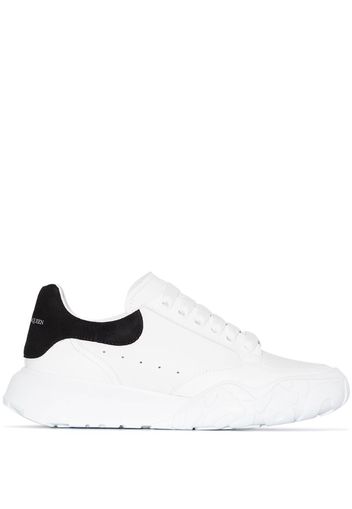 white Court leather low top sneakers