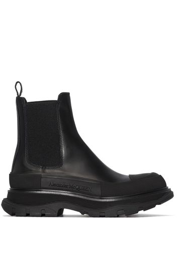 Black chunky sole Chelsea boots