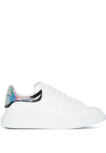 Alexander McQueen Oversized lace-up low-top sneakers - White