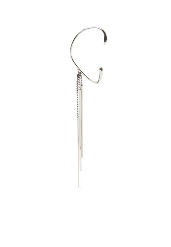 Alexander McQueen Chain Ear Hook - Silver