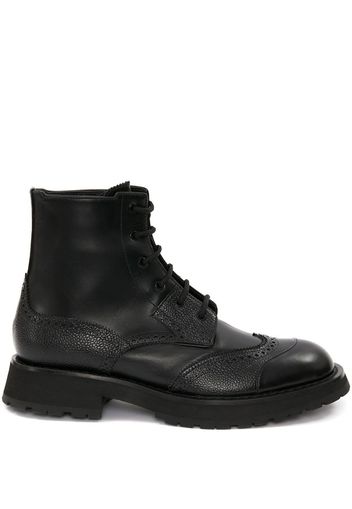 Alexander McQueen Punk Worker lace-up boots - Black