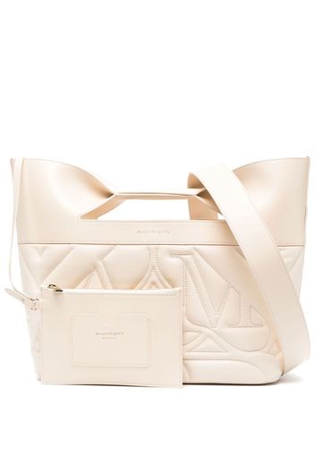 Alexander McQueen The Bow quilted tote bag - Neutrals