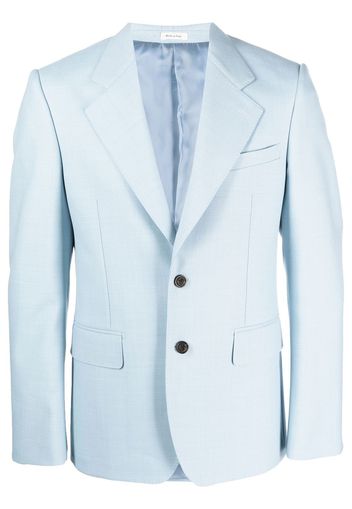 Alexander McQueen single-breasted tailored blazer - Blue