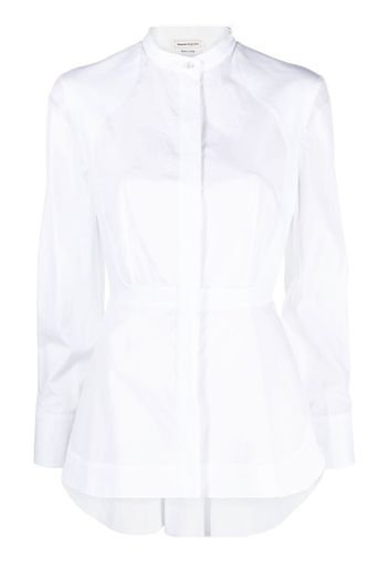 Alexander McQueen long-sleeve button-fastening shirt - White