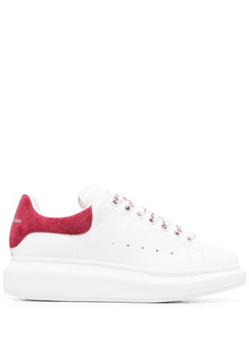 Alexander McQueen lace-up flatform sneakers - White