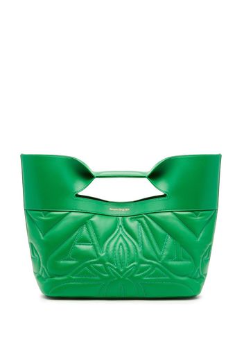 Alexander McQueen The Bow leather small bag - Green