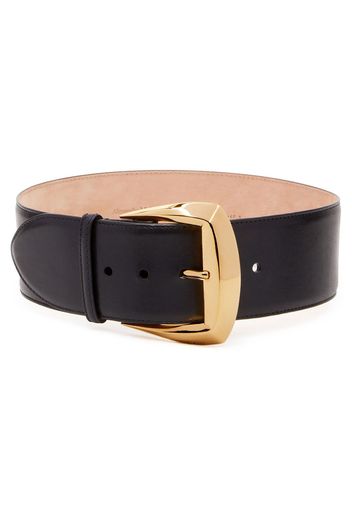 Alexander McQueen GEOMETR. BUCKLE BELT - Black