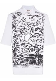 Alexander McQueen logo-print shirt - White