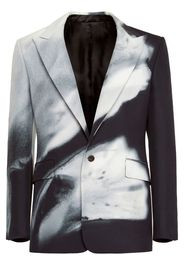 Alexander McQueen Luminous Flower single-breasted blazer - White