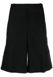 Alexander McQueen tailored cotton shorts - Black