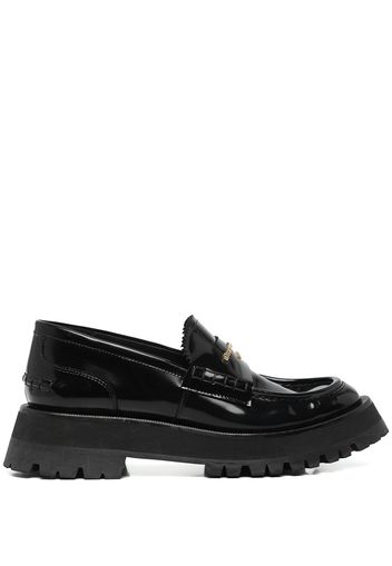 Alexander Wang Carter lug-sole box loafers - Black