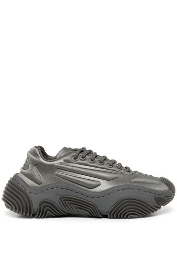 Alexander Wang metallic Vortex low-top sneakers - Grey