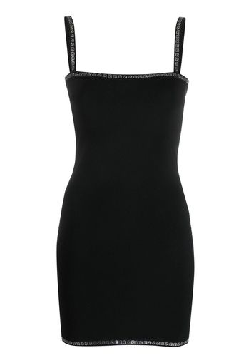 Alexander Wang Kleid crystal-embellishment mini dress - Black