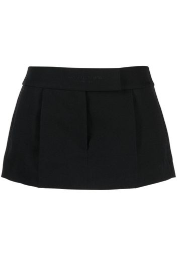 Alexander Wang tailored wool mini skorts - Black