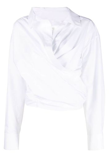 Alexander Wang wrap cotton shirt - White