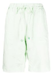 Alexander Wang drawstring pyjama shorts - Green