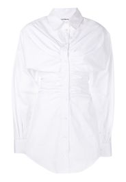 Alexander Wang ruched hourglass shirtdress - White