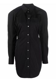 Alexander Wang fitted cotton shirt dress - Black