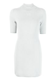 Alexander Wang logo-print detail dress - Grey