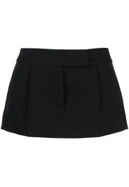 Alexander Wang tailored wool mini skorts - Black