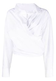 Alexander Wang wrap cotton shirt - White